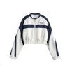 WOVENAURA VINYL CRUSH CROP JACKET