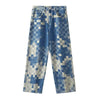 WOVENAURA PIXELATE DENIM PANT