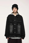 WOVENAURA BLACK ICE DENIM JACKET