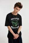 WOVENAURA Skull Oversize T-shirt