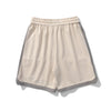 WOVENAURA SPORT EMBROIDERY PATCHWORK ELASTIC WAIST MEN'S SHORTS