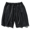 WOVENAURA WASHED FABRIC SHORTS