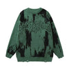 WOVENAURA Oxide Knit Crewneck Sweatshirt