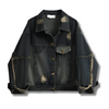 WOVENAURA RETROGRADE DENIM CROP JACKET